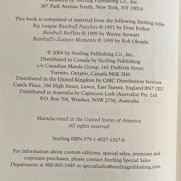 Baseball Book - Picture 3 of 8